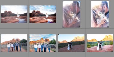 Before and after editing examples